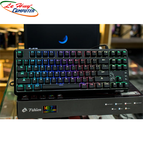 Bàn phím cơ Fuhlen M87s RGB Red/Blue Switch