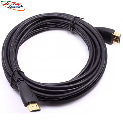 Dây cáp chuyển Hdmi 5m Dây Tròn 1.4 Full HD DÂY ĐEN