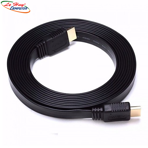 Dây cáp chuyển 5m Dây Dẹp 1.4 Full HD DÂY ĐEN