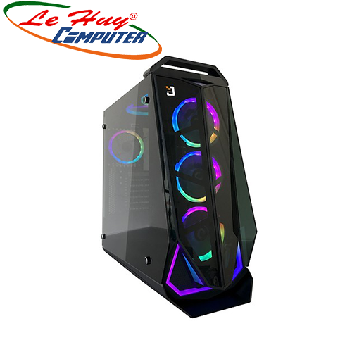 Vỏ máy tính Jetek G9018(KÈM 3 FAN LED RGB TRƯỚC)