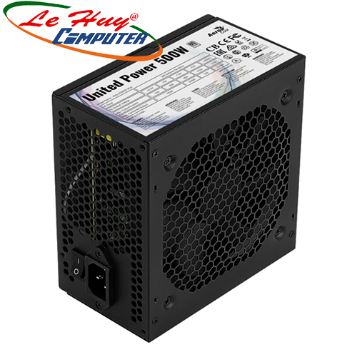 Nguồn máy tinh AEROCOOL UNITED POWER 500W 80Plus Certified