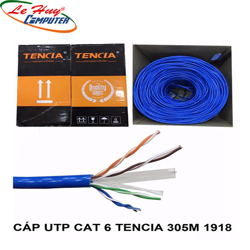 CÁP MẠNG UTP CAT6 1918 305M TENCIA