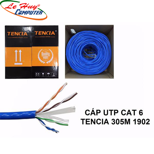 CÁP MẠNG UTP CAT 6 TENCIA 305M 1902