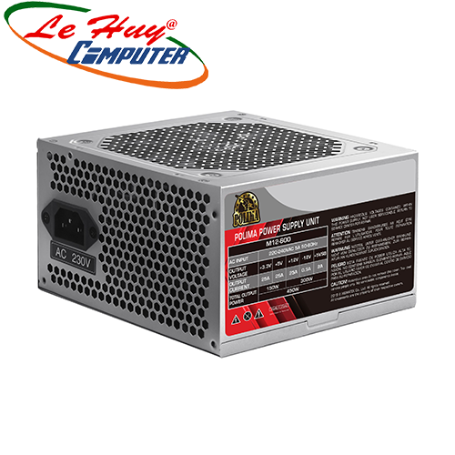 Nguồn máy tính XIGMATEK POLIMA M12-600 200W (EN42685)
