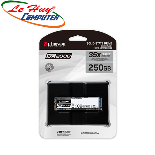 Ổ cứng SSD Kingston KC2000 250GB M.2 2280 NVMe PCIe