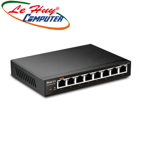 Thiết bị chuyển mạch Switch Draytek VigorSwitch G1080 8 Port Gigabit