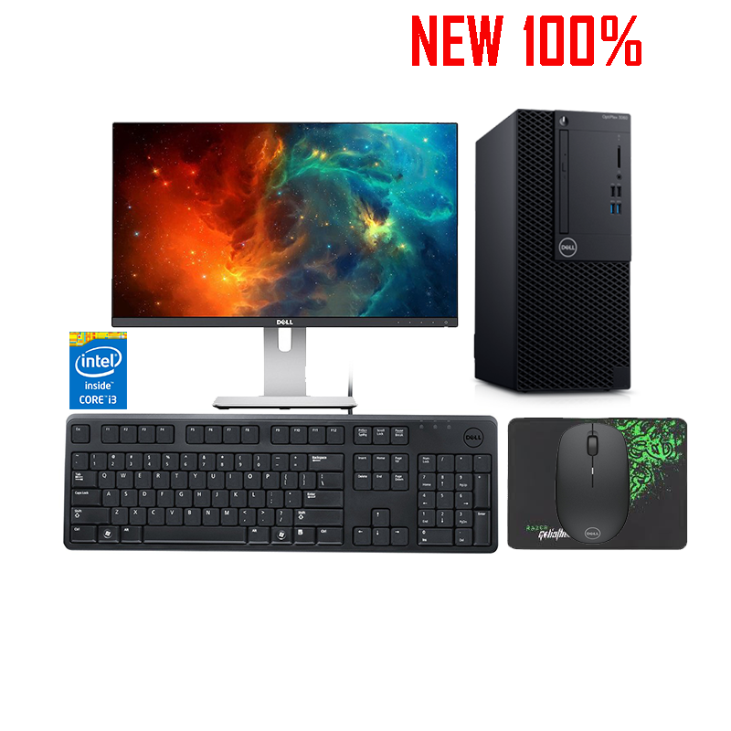 Máy tính để bàn/PC Dell OptiPlex 3060 MT i3-8100/4GB/HDD 1TB/Intel UHD 630/Ubuntu