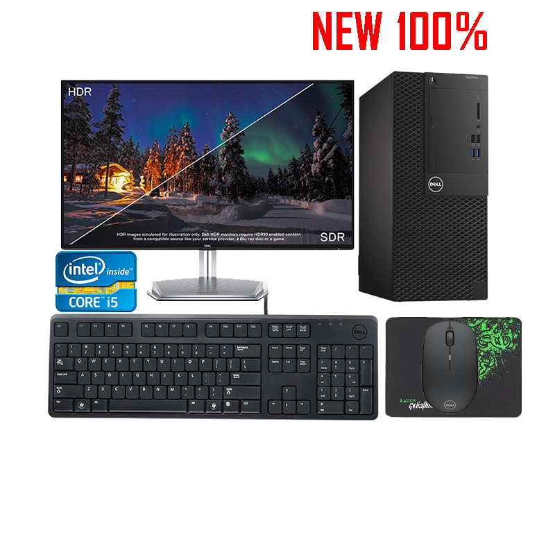 Máy tính để bàn/PC Dell OptiPlex 3060 SFF i5-8500/4GB/HDD 1TB/Intel HD Graphics/Ubuntu