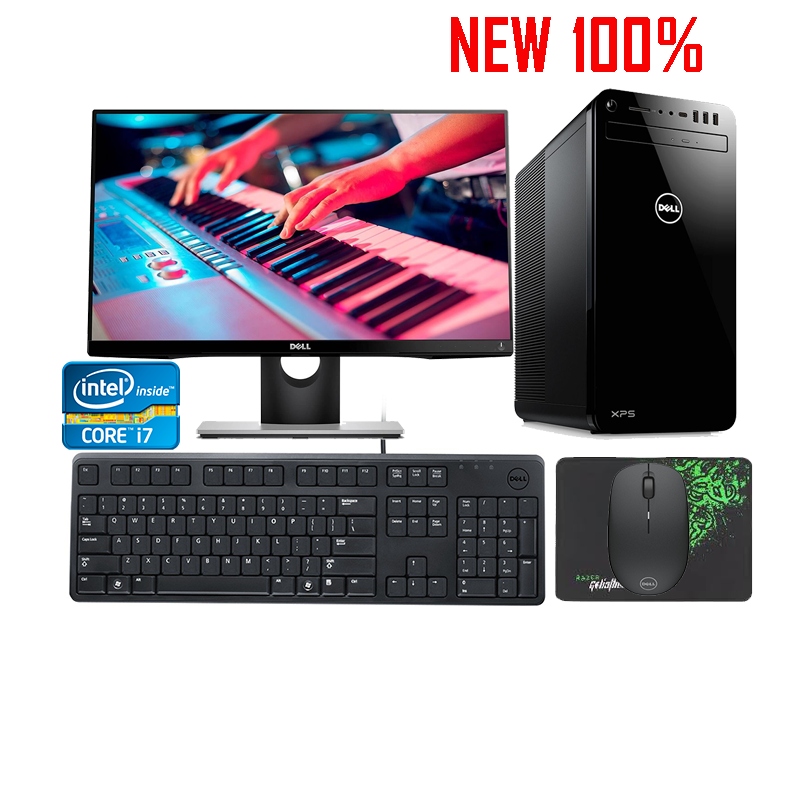 Máy tính để bàn/PC Dell XPS 8930 i7-8700/16GB/256GB SSD/2TB HDD/GTX 1060 6GB/Win 10 Home