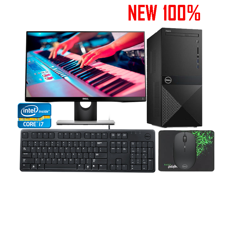 Máy tính để bàn/PC Dell Vostro 3670 MT i7-9700/8GB/1TB HDD/GTX1050 VGA 2GB/Ubuntu