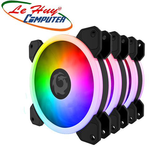 Fan Case FORGAME RGB CAT EYE (pack 3 fan kèm điều khiển)