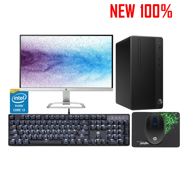 Máy tính để bàn/PC HP 280G4 PCI MT i3-9100/4GB/1TB HDD/Intel UHD Graphics/FreeDos