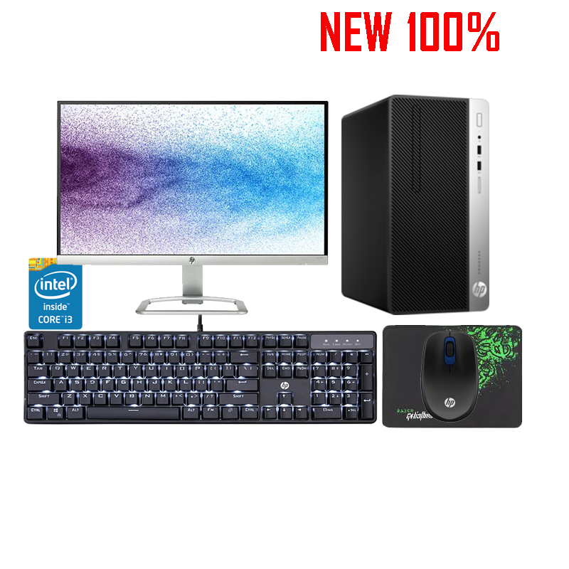 Máy tính để bàn/PC HP Prodesk 400G5 MT i3- 8100/4GB/1TB HDD/Intel UHD Graphics/FreeDos
