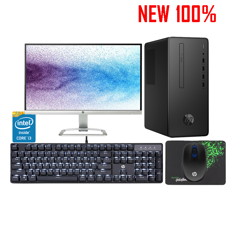 Máy tính để bàn/PC HP Desktop Pro G2 MT i3-8100/4GB/500GB HDD/Intel UHD Graphics/FreeDos