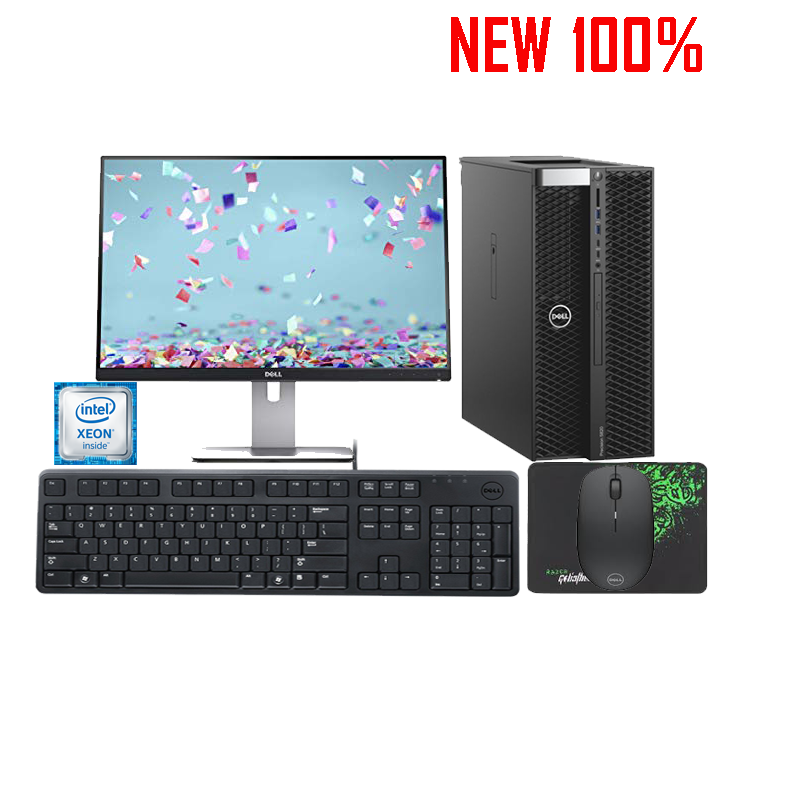 Máy trạm Workstation Dell Precision 5820 Tower XCTO/Xeon W-2123/16GB/HDD 1TB/NVIDIA Quadro P2000/Windows 10 Pro for Workstations