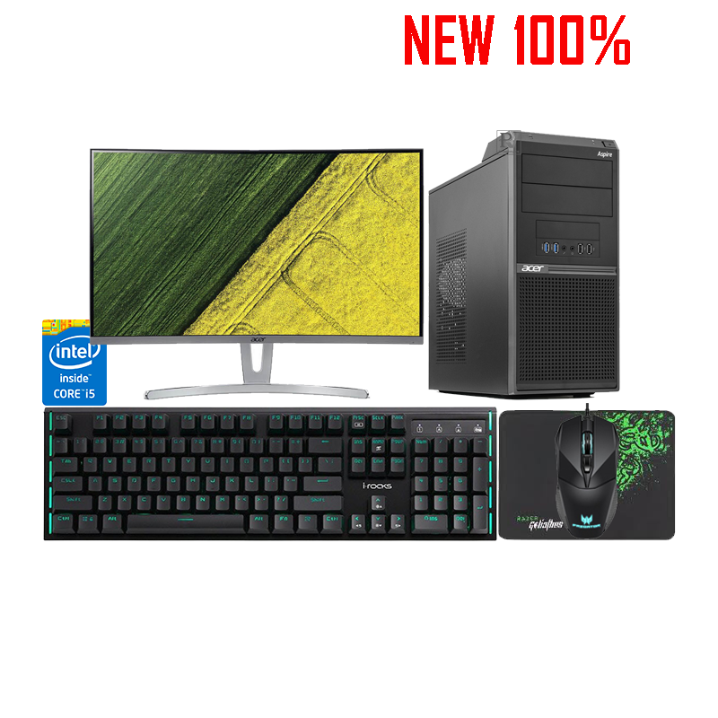 Máy Tính Để Bàn/PC Acer M230 Core i5-8400/4GB/1TB HDD/Intel UHD Graphics/Endless