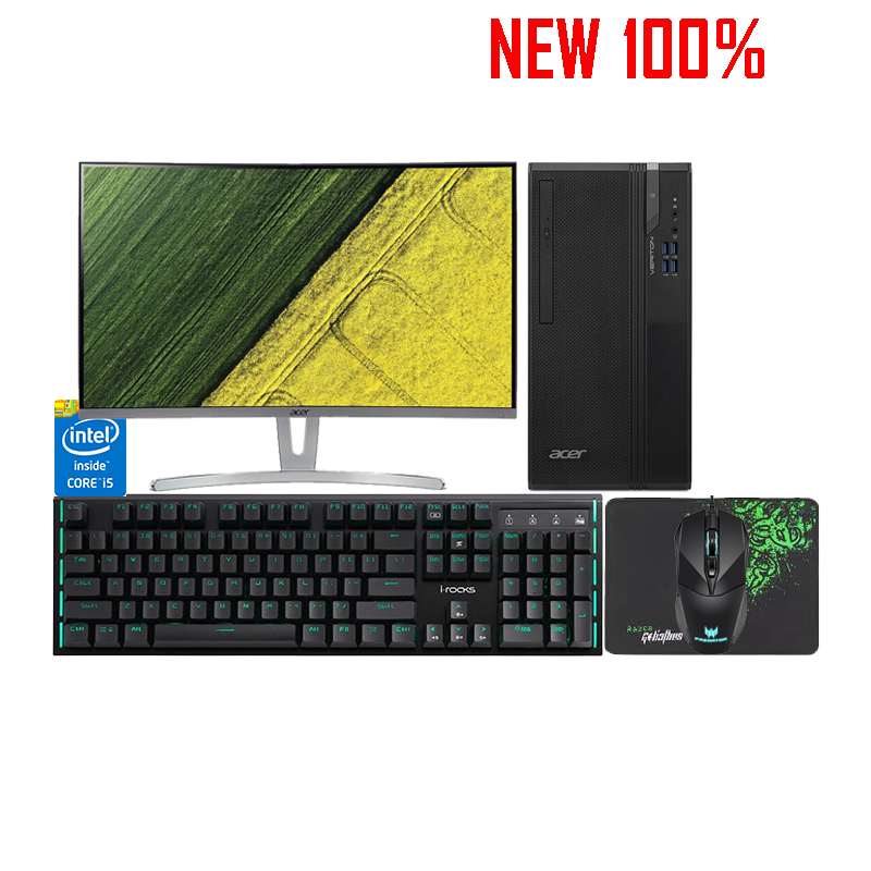 Máy Tính Để Bàn/PC Acer VES2735G i5-9400/4GB/1TB HDD/Intel UHD Graphics/Endless