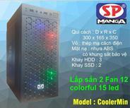 Vỏ máy tính SP CoolerMin(2fan coloful led)
