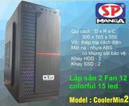 Vỏ máy tính SP CoolerMin2(2fan coloful led)