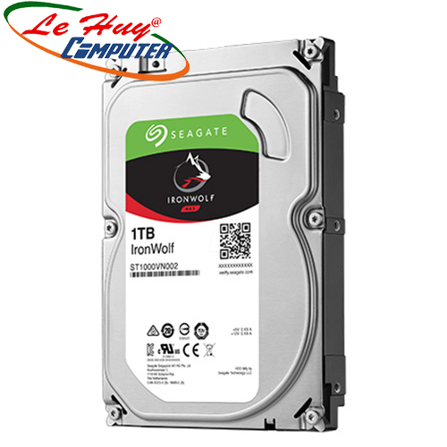 Ổ cứng HDD Seagate IronWolf 1TB 3.5 inch SATA III 64MB Cache 5900RPM ST1000VN002