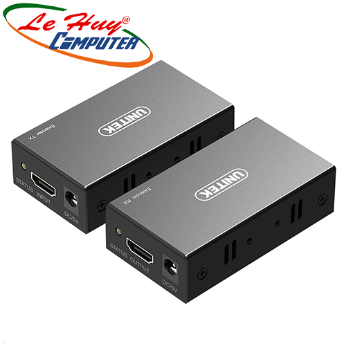 Hộp nối dài HDMI (60m)-> Lan Unitek (V100A)
