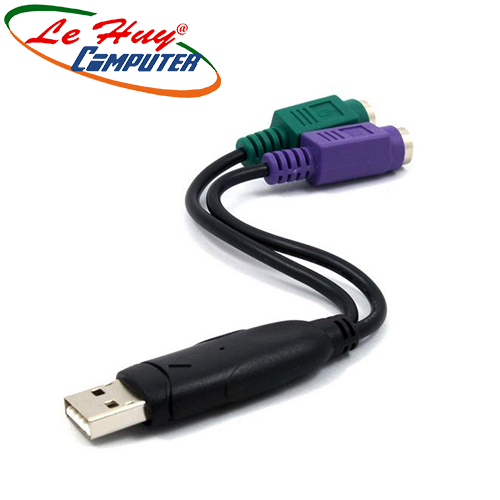Cáp USB 2.0 -> 2 PS2 Unitek (Y - 155)