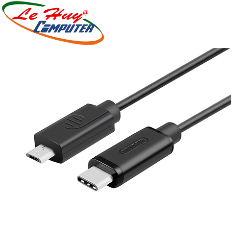 Cáp Type-C -> Micro USB Unitek (Y-C 473BK)