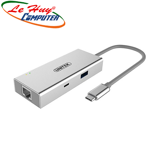 Cáp Type-C -> USB (3.0)/HDMI /LAN+Nguồn  Unitek (Y9117)