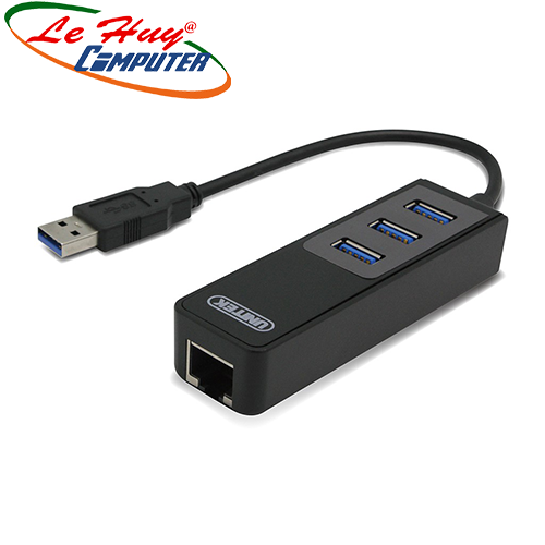 Hub USB 3.0 3 Ports + LAN Unitek (Y - 3045C)