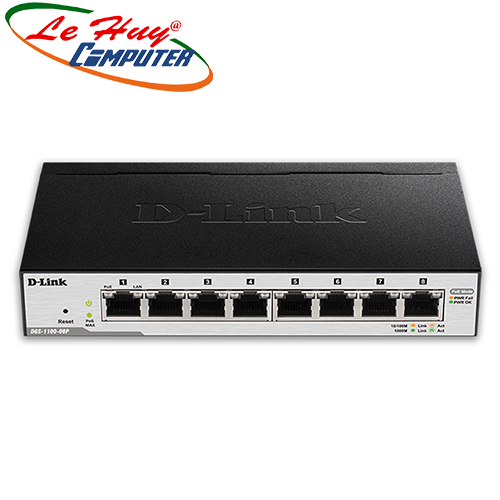 SWITCH POE DLINK DGS-1100-08P 8 cổng RJ45 10/100/1000 BASE-TX