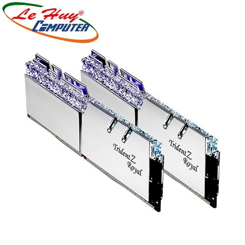 Ram Máy Tính GSKILL TRIDEN Z Royal - 16GB (2x8) DDR4 3600MHz - F4-3600C18D-16GTRS [silver]