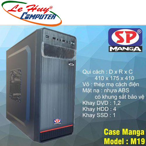 Vỏ máy tính SP MANGA M19 mẫu GAME
