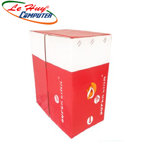 Cable SuperLink CAT 5E UTP CCA 100M (màu trắng)