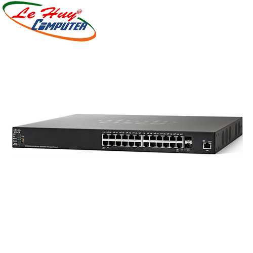 Thiết bị chuyển mạch Switch CISCO SF350-24-K9 24-port 10/100 Managed