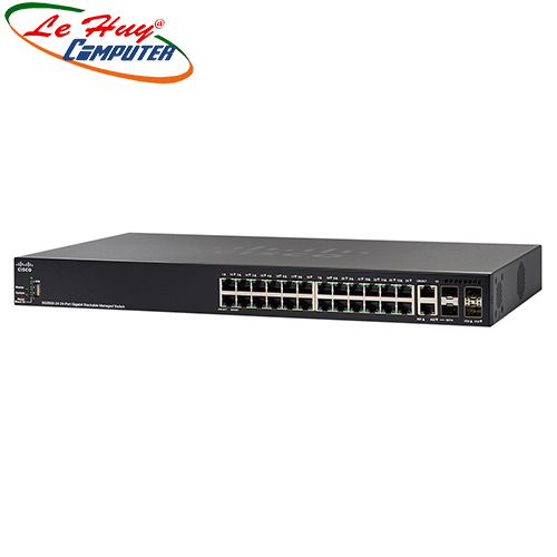 Thiết bị chuyển mạch Switch CISCO SG350X-24-K9 24-Port Gigabit Stackable Managed
