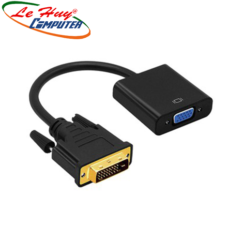 Cáp chuyển DVI 24+1 Sang VGA lõm thích hợp với mọi thiết bị