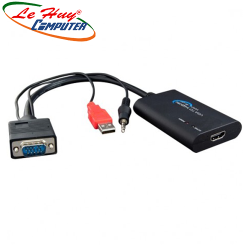Cáp VGA + USB + audio ra HDMI M-Pard MD-008