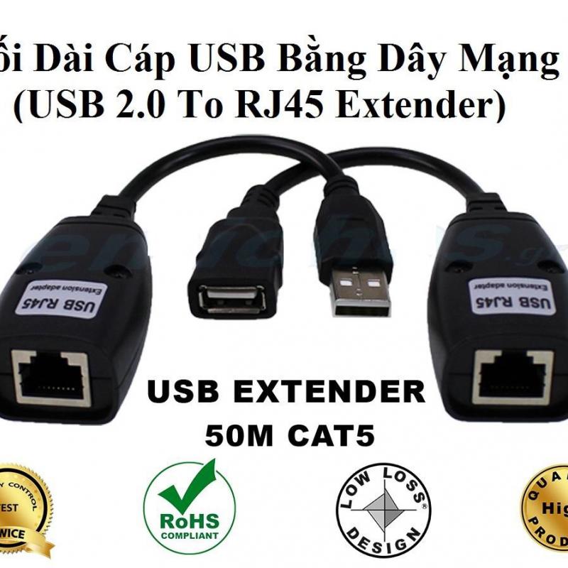 USB Extender 50M (Bộ Nối Dài Cáp USB bằng Dây LAN)
