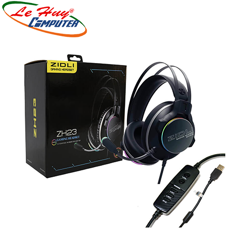 Tai nghe Gaming ZIDLI ZH23 (Real RGB, Sound 7.1)