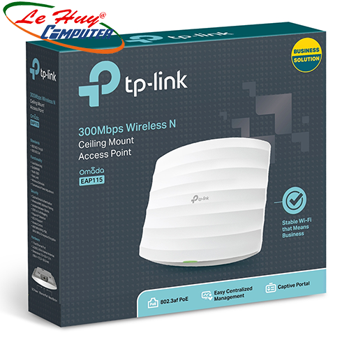 Thiết bị mạng - Router Wifi Gắn Trần TP-Link EAP115 300Mbps