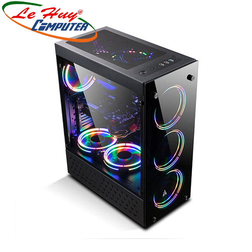 Vỏ máy tính Golden Field N17B Plus - Mid Tower (Đen)