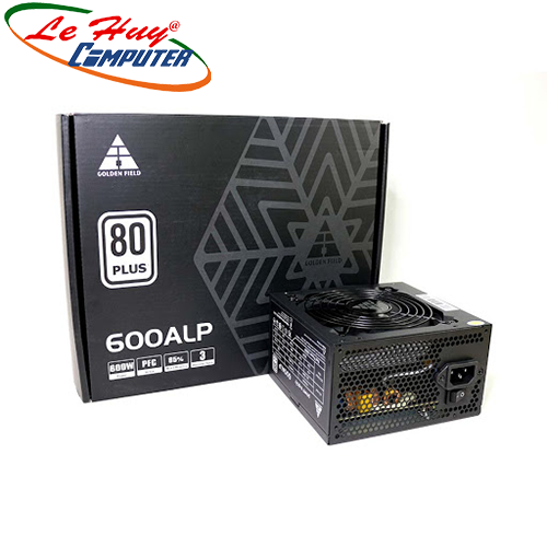 Nguồn máy tính Golden Field 600ALP 600W 80 Plus White