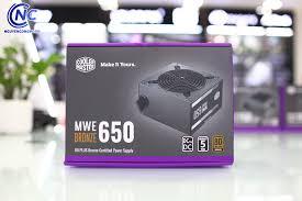 Nguồn máy tính Cooler Master MWE GOLD 650 Fully modular 650W- 80 Plus Gold
