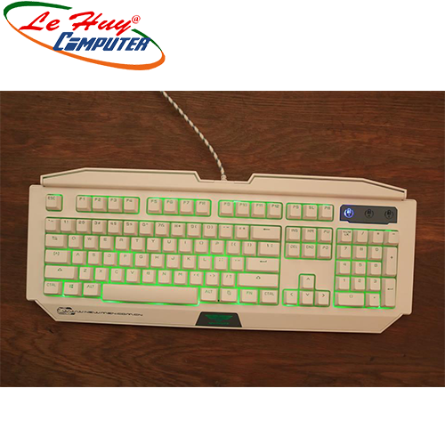 Bàn phím Newmen GM100 TRẮNG LED