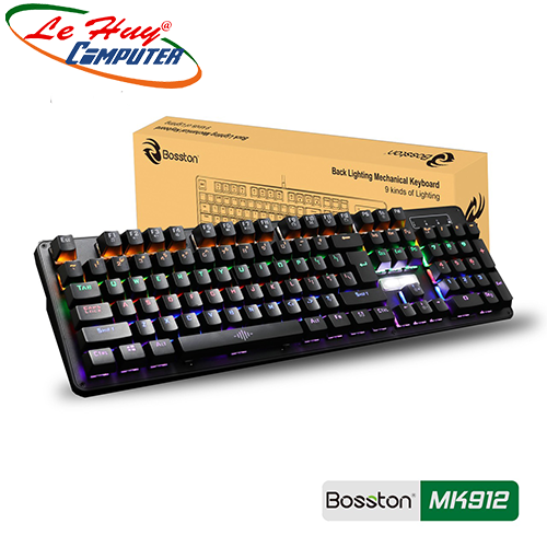 Bàn phím cơ Bosston MK912 Full Led