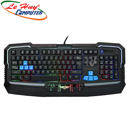 Bàn phím Newmen KB813 Gaming Rainbow Led nền(giả cơ)