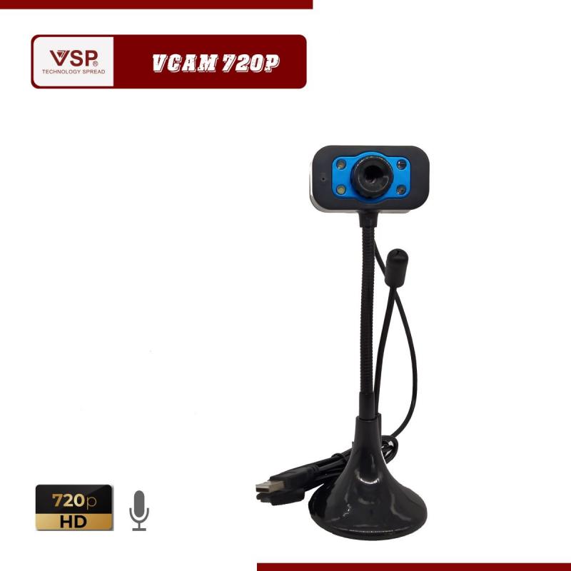 Webcam 480p HD / Chân Cao Tròn / Có Mic