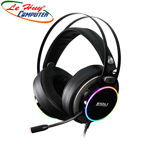 Tai nghe Over-ear Zidli ZH20 7.1, RGB (Đen)