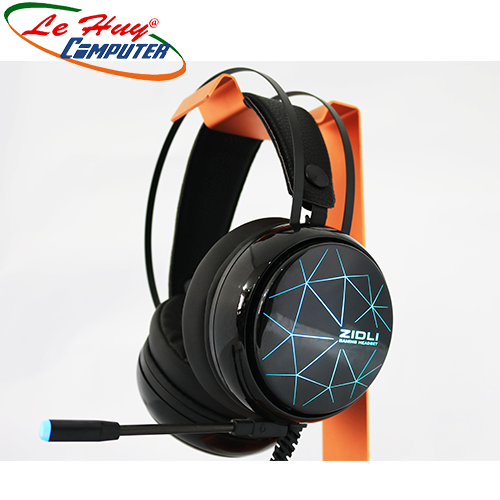 Tai nghe Zidli ZH12S Mic dài Gaming (Đen) 7.1 USB
