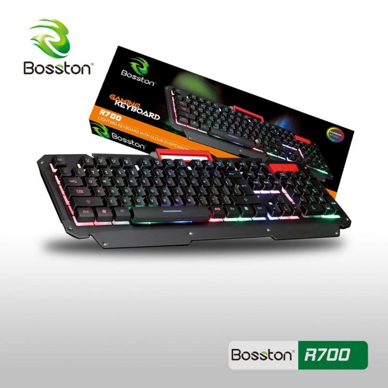Bàn phím Bosston R700 USB LED-PHÍM GIẢ CƠ GAME  Chính Hãng